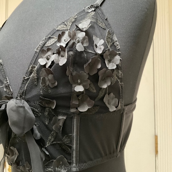 NWT Victoria’s Secret Dream Angels Daisy Floral Bow Corset Bra Size Large - Picture 3 of 9